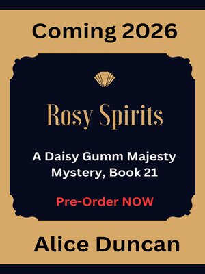 cover image of Rosy Spirits (A Daisy Gumm Majesty Mystery, Book 21)